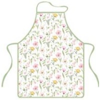 Фартух ARDESTO Spring flowers 60х80см, 100% поліестер, білий
