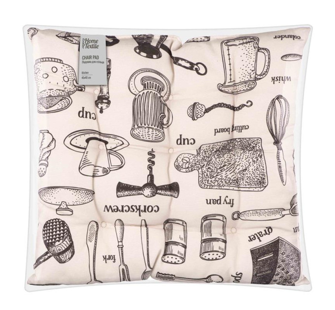 ARDESTO Textiles Подушка для стільця ARDESTO Kitchen 40х40см, 90% поліестер, 10% бавовна