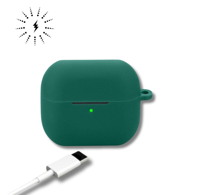 BeCover Чохол BeCover Silicon для Samsung Galaxy Buds 3 FE Dark Green (715112)