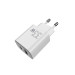 Sigma mobile Мережевий зарядний пристрій Sigma mobile X-power 33W GaN, PD, QC (1xUSB-C + 1xUSB-A) White (PS33-01)
