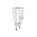 Sigma mobile Мережевий зарядний пристрій Sigma mobile X-power 33W GaN, PD, QC (1xUSB-C + 1xUSB-A) White (PS33-01)