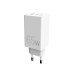 Sigma mobile Мережевий зарядний пристрій Sigma mobile X-power 65W GaN, PD, QC (2xUSB-C + 1xUSB-A) White (PS65-01)
