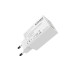 Sigma mobile Мережевий зарядний пристрій Sigma mobile X-power 65W GaN, PD, QC (2xUSB-C + 1xUSB-A) White (PS65-01)