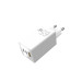 Sigma mobile Мережевий зарядний пристрій Sigma mobile X-power 65W GaN, PD, QC (2xUSB-C + 1xUSB-A) White (PS65-01)
