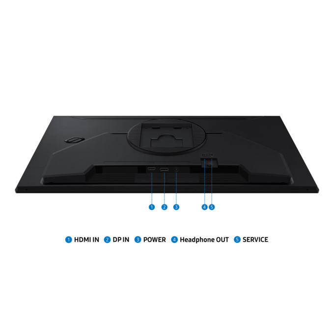 Samsung Монiтор Samsung 27" Odyssey G4 (LS27HG400EIXUA) IPS Black 300Hz