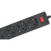 REAL-EL Фільтр живлення REAL-EL RS-Protect 505 1.8 м Black (EL122300044)
