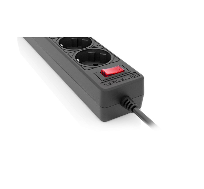 REAL-EL Фільтр живлення REAL-EL RS-Protect 505 1.8 м Black (EL122300044)