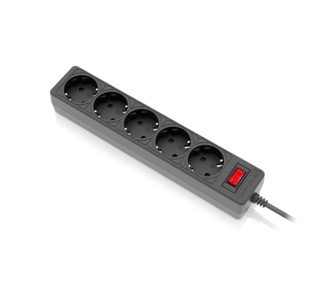 REAL-EL Фільтр живлення REAL-EL RS-Protect 505 1.8 м Black (EL122300044)