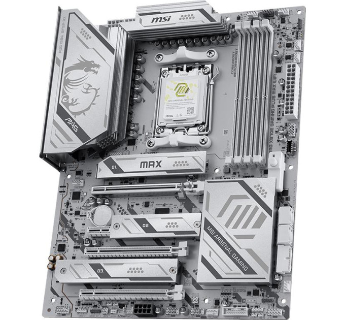 MSI components Материнcька плата MSI MAG X870E GAMING PLUS MAX WIFI sAM5 X870E 4xDDR5 M.2 HDMI Wi-Fi BT ATX