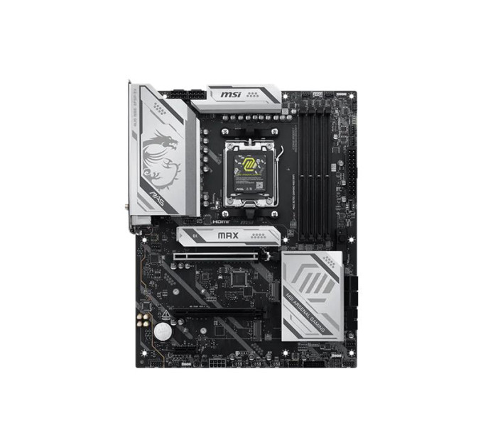 MSI components Материнcька плата MSI MAG X870E GAMING MAX WIFI sAM5 X870E 4xDDR5 M.2 HDMI Wi-Fi BT ATX