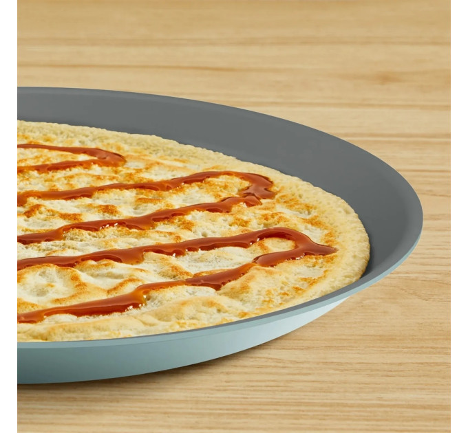 Tefal Kitchenware Сковорода млинцева Tefal Halo EUCALYPTUS, 25см, алюміній, бакеліт, сірий