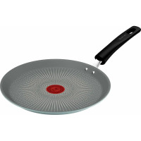 Сковорода млинцева Tefal Halo EUCALYPTUS, 25см, алюміній, бакеліт, сірий