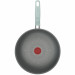 Tefal Kitchenware Сковорода ВОК Tefal Halo EUCALYPTUS, 26см, алюміній, бакеліт, сірий