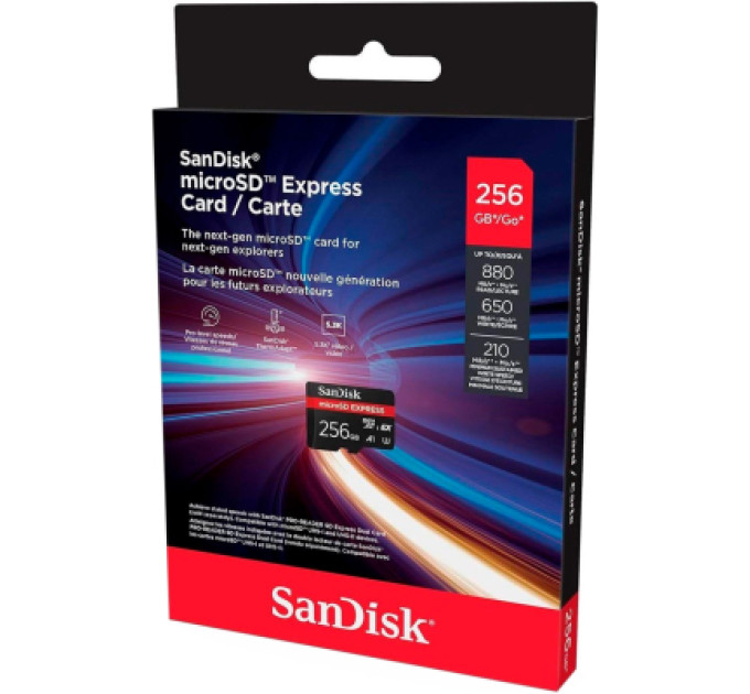 SanDisk Карта пам'яті SanDisk 256GB microSDXC class 10 UHS-I U3 A1 Express (SDSQXFN-256G-GN4NN)