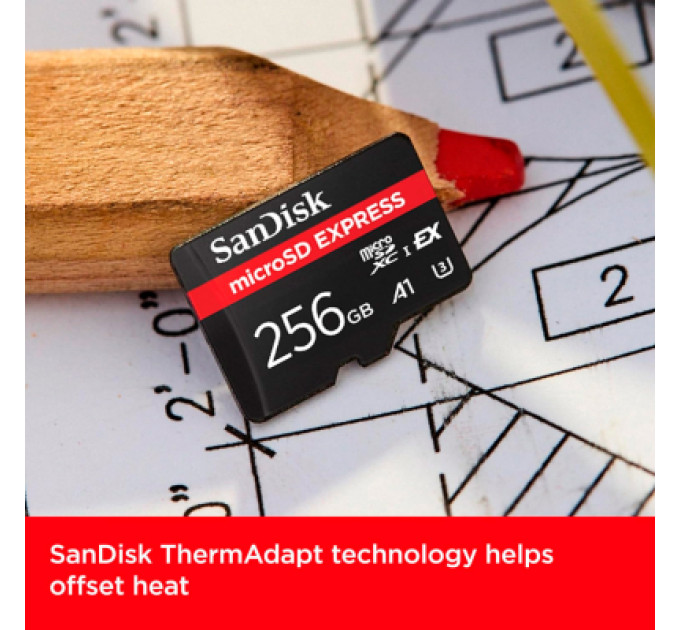 SanDisk Карта пам'яті SanDisk 256GB microSDXC class 10 UHS-I U3 A1 Express (SDSQXFN-256G-GN4NN)