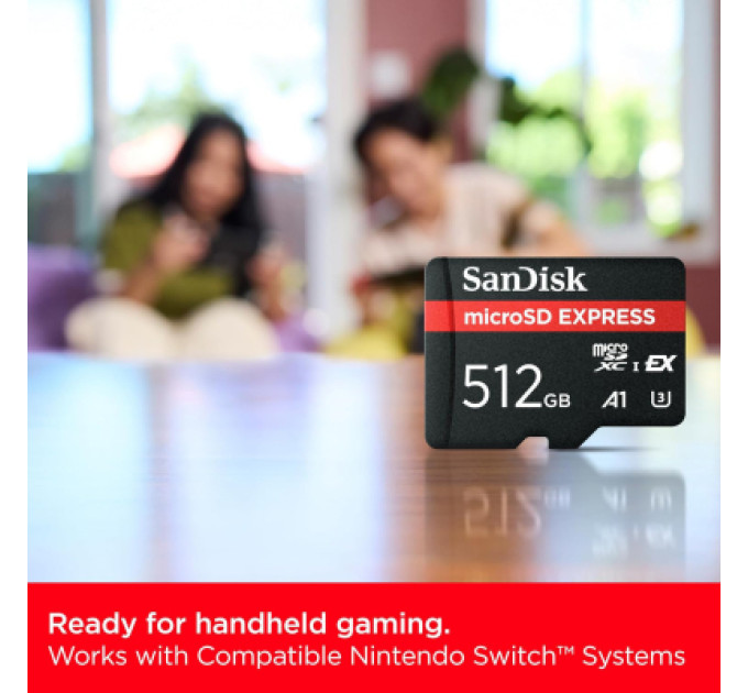 SanDisk Карта пам'яті SanDisk 512GB microSDXC class 10 UHS-I U3 A1 Express (SDSQXFN-512G-GN4NN)