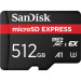 SanDisk Карта пам'яті SanDisk 512GB microSDXC class 10 UHS-I U3 A1 Express (SDSQXFN-512G-GN4NN)