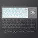 Ajazz Клавіатура Ajazz AK820 Red Switch USB-C UA White (AK820-R-W)