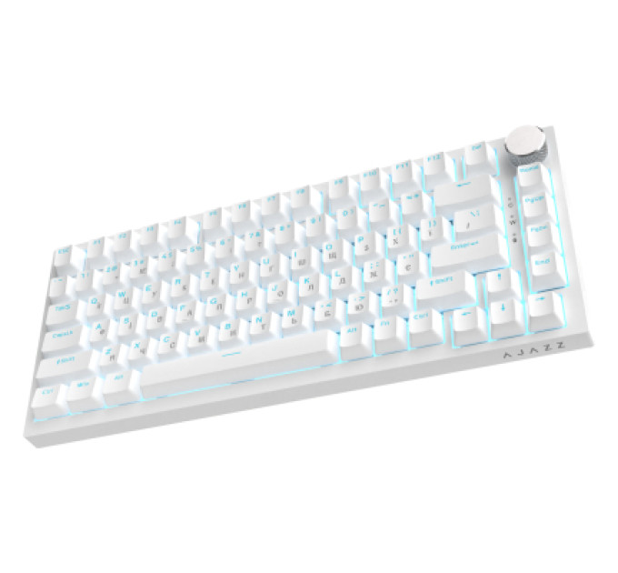 Ajazz Клавіатура Ajazz AK820 Red Switch USB-C UA White (AK820-R-W)