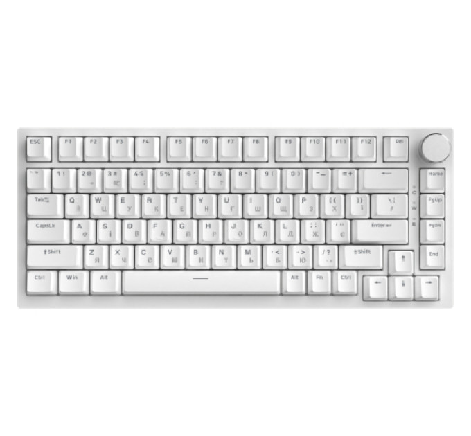 Ajazz Клавіатура Ajazz AK820 Red Switch USB-C UA White (AK820-R-W)
