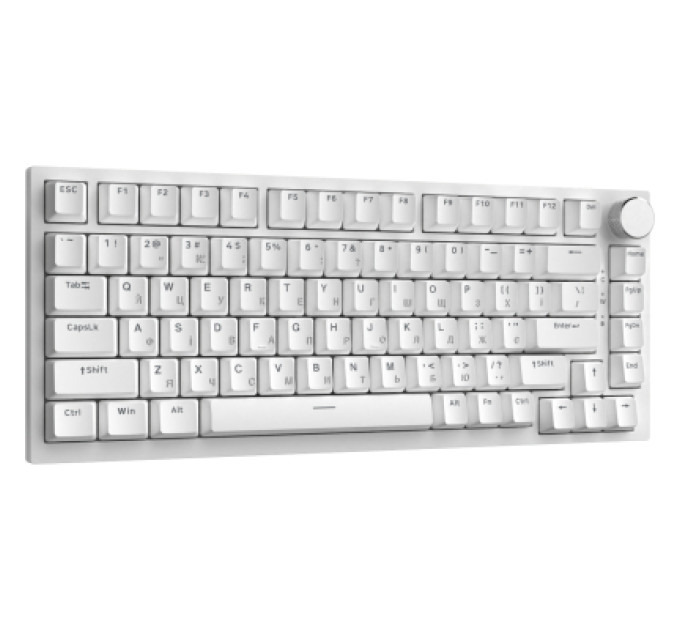 Ajazz Клавіатура Ajazz AK820 Red Switch USB-C UA White (AK820-R-W)