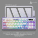 Ajazz Клавіатура Ajazz Maillard V2 Maillard Switch Wireless/Bluetooth/USB UA Purple/White/Blue (AK980-V2-M-PWB)