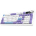 Ajazz Клавіатура Ajazz Maillard V2 Maillard Switch Wireless/Bluetooth/USB UA Purple/White/Blue (AK980-V2-M-PWB)