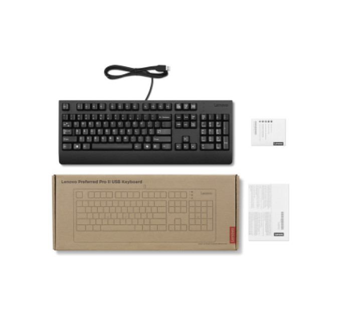 Lenovo Клавіатура Lenovo Preferred Pro II USB UA Black (4Y41R64624)