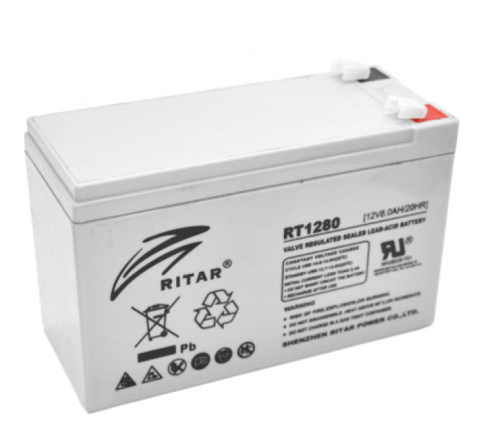 Ritar Батарея до ДБЖ Ritar AGM RT1280B, 12V-8Ah (RT1280B)