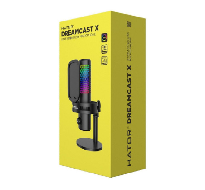 Hator Мікрофон Hator Dreamcast X RGB Black (ESS10)