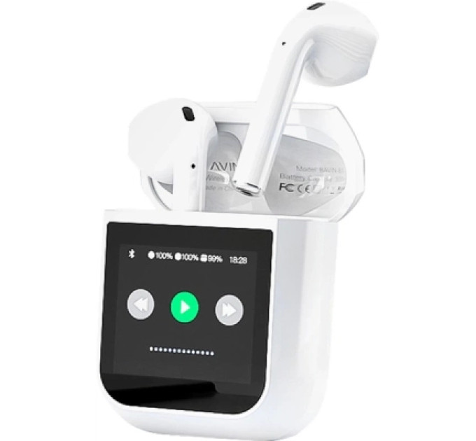 BAVIN Навушники BAVIN BAVIN-81 Hi-Res LCD Tough White (HB-BA-81-WH)