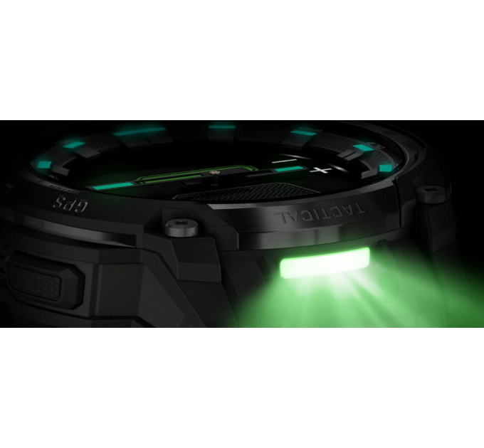 Garmin Смарт-годинник Garmin Instinct Crossover AMOLED Tactical Black with Black Silicone (010-03398-42)