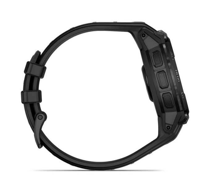 Garmin Смарт-годинник Garmin Instinct Crossover AMOLED Tactical Black with Black Silicone (010-03398-42)