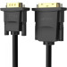 Vention Кабель мультимедійний DVI M to VGA M 1.5m 24+1pin black Vention (EABBG)