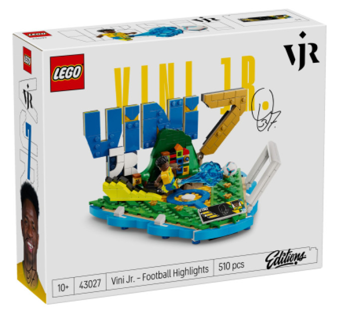 LEGO Конструктор LEGO Editions Football Вінісіус Жуніор — найкращі моменти футбольних матчів (43027)