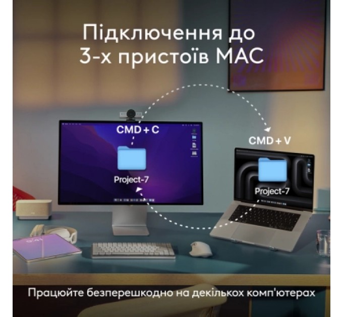 Logitech Мишка Logitech MX Anywhere 3S для MAC Wireless Space Grey (910-006947)
