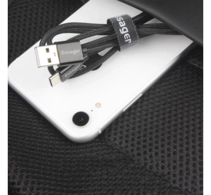 Essager Набір для кріплення Earphone Charger Cord Management Holder Clip 30 pcs/strip Essager (EXD-KBD01)