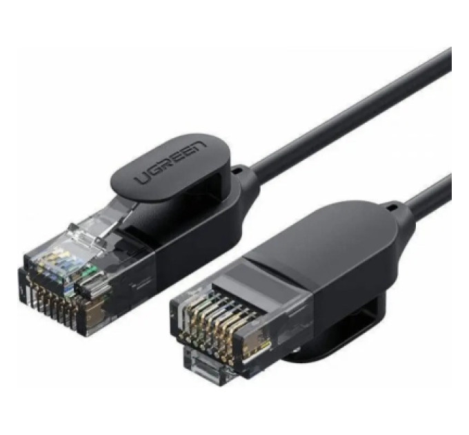 Ugreen Патч-корд 3м, UTP cat 6 RJ-45 COPPER black Ugreen (U_70653)