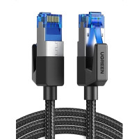 Патч-корд 1.5м, S/FTP cat 7 RJ-45 COPPER black Ugreen (U_80430)