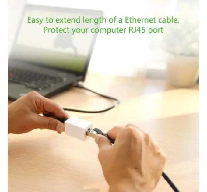 Ugreen Зрощувач RJ45 8P8C White Ugreen (U_20311)
