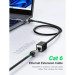 Ugreen Патч-корд 0.5м F/UTP cat 6 RJ-45 extension black Ugreen (U_11278)