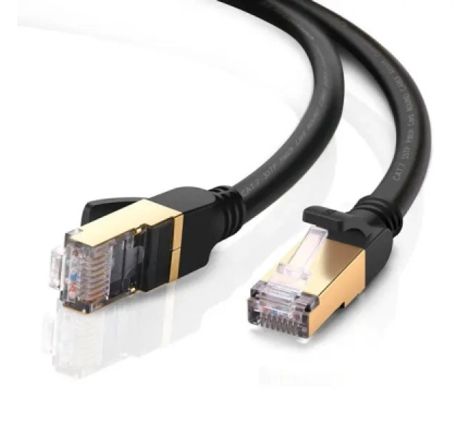 Ugreen Патч-корд 5м, F/FTP cat 7 RJ-45 black Ugreen (U_11271)