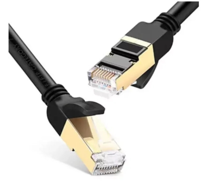 Ugreen Патч-корд 10м, F/FTP cat 7 RJ-45 black Ugreen (U_11273)