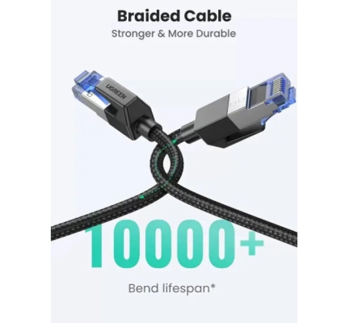 Ugreen Патч-корд 5м, S/FTP cat 7 RJ-45 COPPER Ugreen (U_80433)