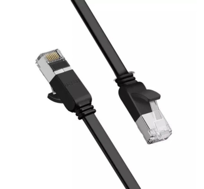 Ugreen Патч-корд 5м, U/UTP cat 6 RJ-45 COPPER black Ugreen (U_50187)