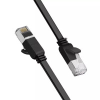 Патч-корд 2м, U/UTP cat 6 RJ-45 COPPER black Ugreen (U_50185)