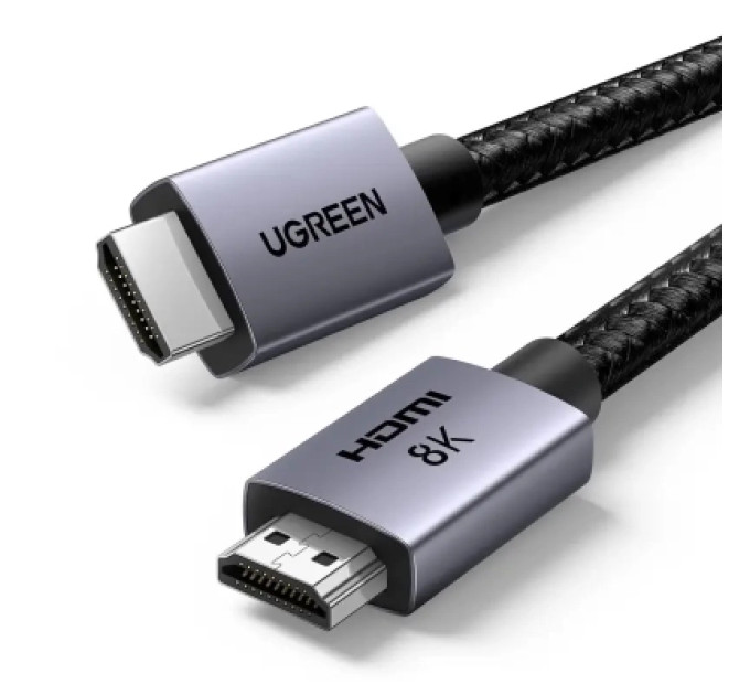 Ugreen Кабель мультимедійний HDMI M to HDMI M 2.0m 8K black Ugreen (25910)