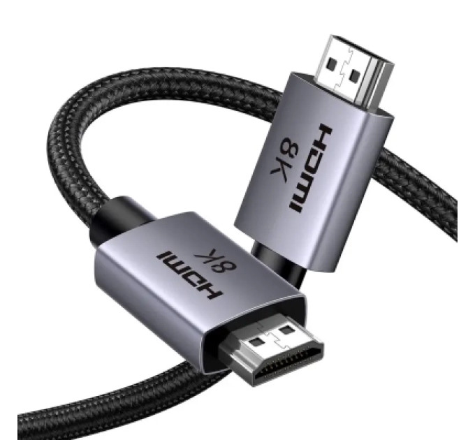 Ugreen Кабель мультимедійний HDMI M to HDMI M 1.0m 8K black Ugreen (25908)