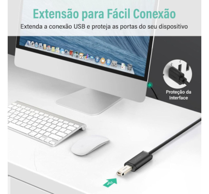 Ugreen Дата кабель USB 2.0 AM to AF 20.0m Active black Ugreen (10324)