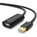 Ugreen Дата кабель USB 2.0 AM to AF 20.0m Active black Ugreen (10324)